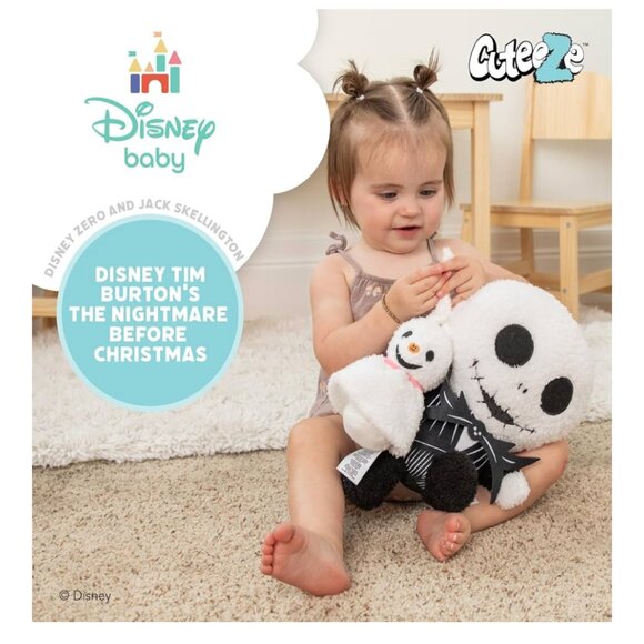 NWT Disney CUTEEZE Baby Jack and Zero 12" Plush - Picture 2 of 8